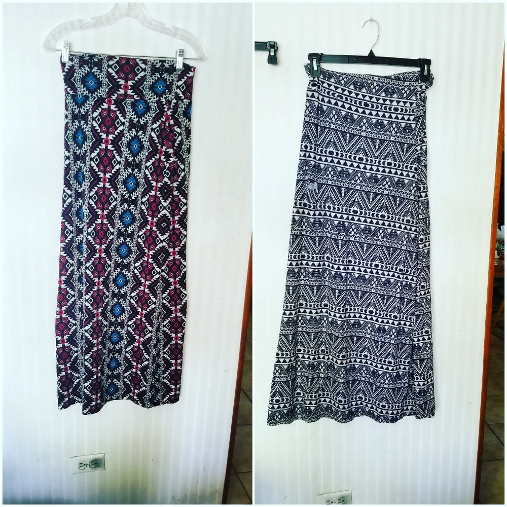 2 for 1 Aztec Maxi Skirt Bundle Deal!